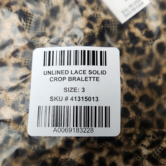 ❤️NWT VINTAGE TORRID BRA UNLINED LACE LONGLINE ANIMAL BRALETTE POWER MESH - Picture 7 of 13